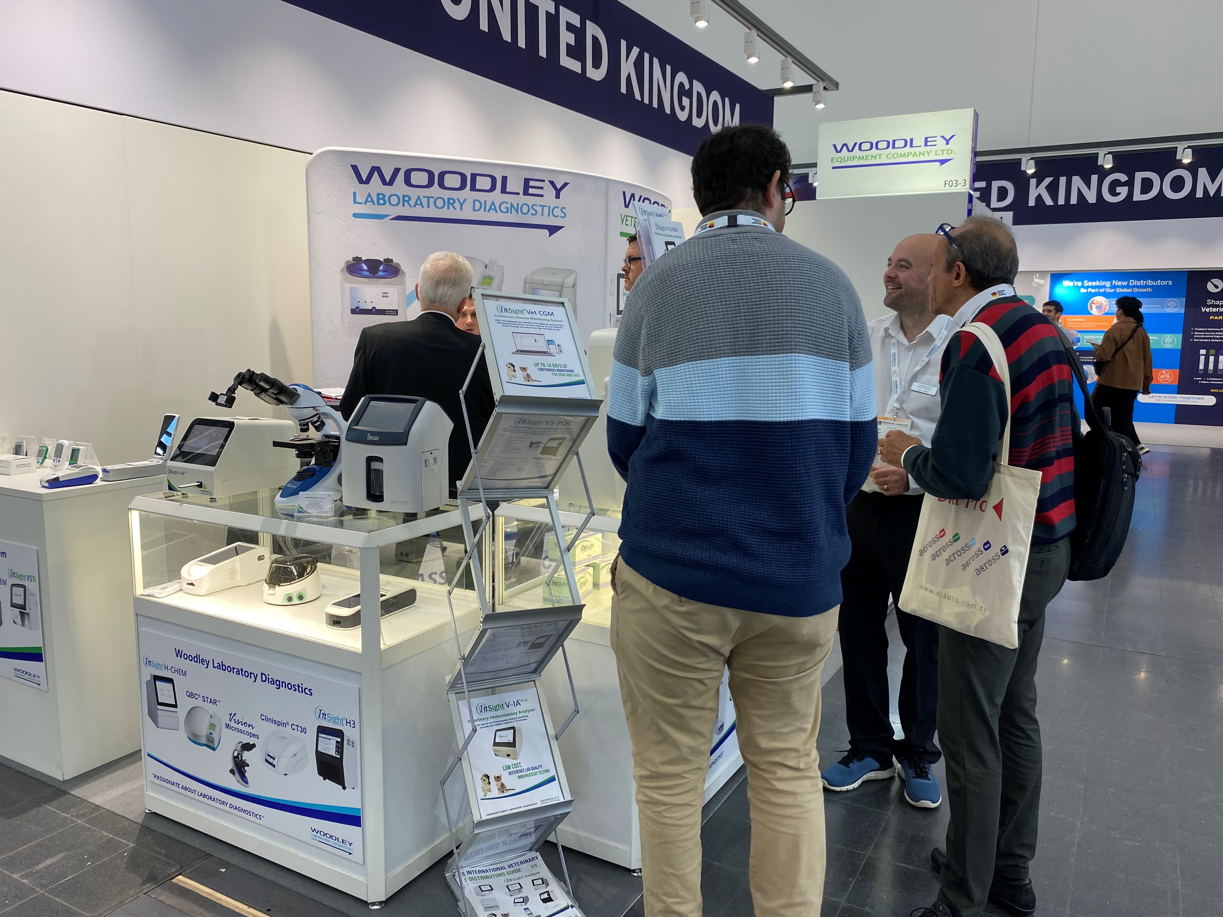 Woodley are exhibiting at Medica 2025